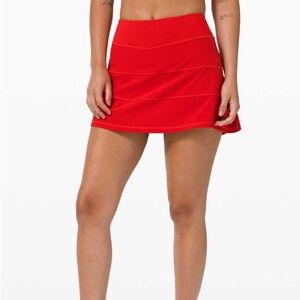 Lululemon Pace Rival Skirt – Dark Red, Size 4